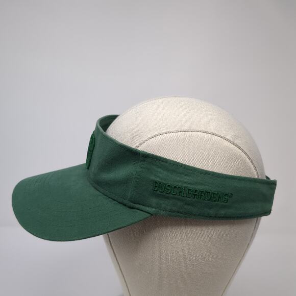 BG Sun Visor Cap Green One Size Adjustable Lightweight Embroidered Busch Gardens - Picture 3 of 9